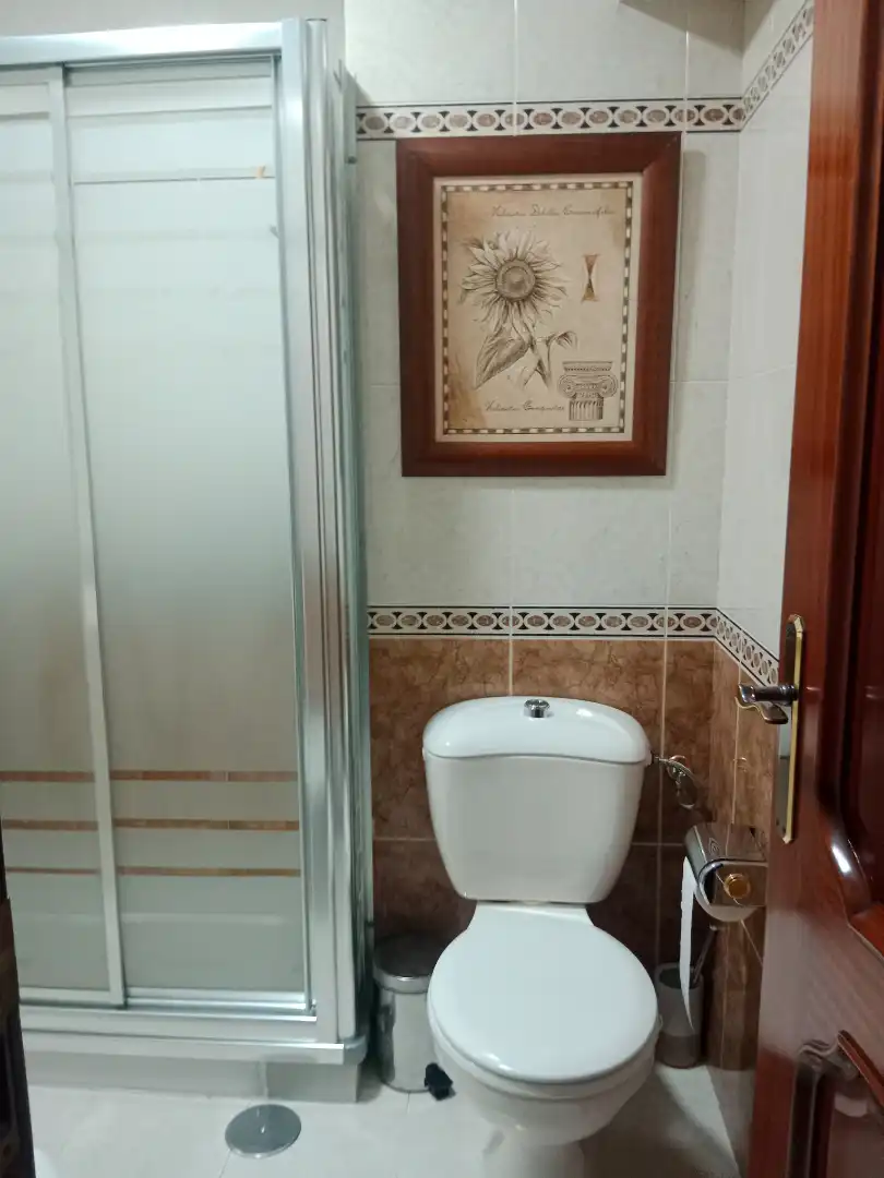 Baño de Piso de alquiler en Coria del Río con Aire acondicionado, Amueblado y Horno