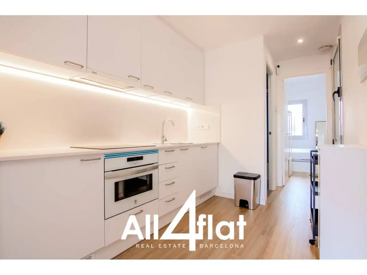 Vista exterior de Piso de alquiler en  Barcelona Capital con Aire acondicionado, Parquet y Amueblado