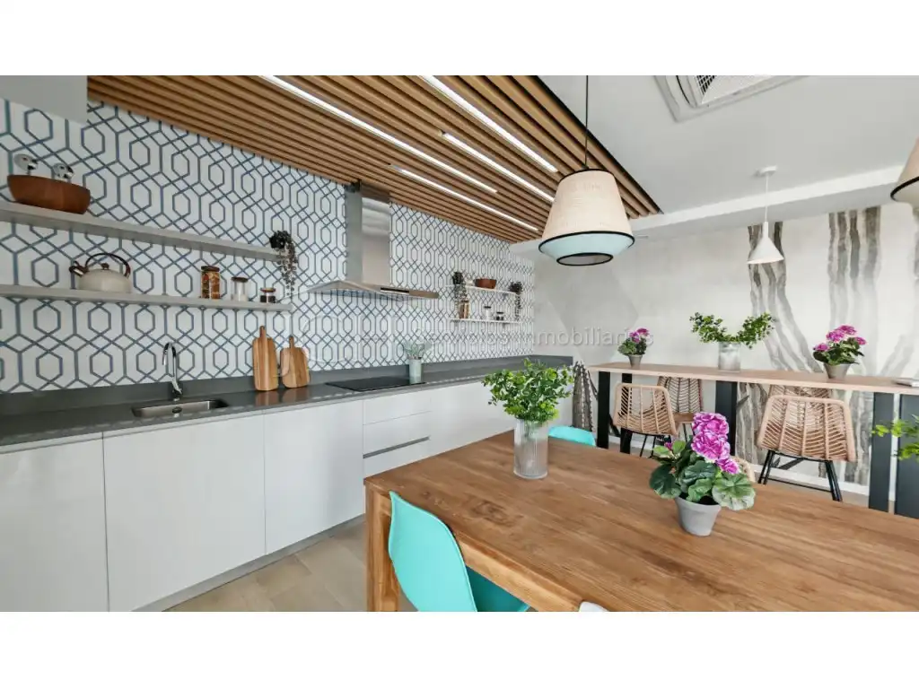 Cocina de Ático de alquiler en Estepona con Amueblado