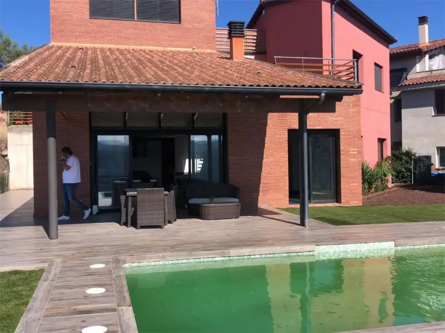 Terraza de Casa o chalet de alquiler en Avinyó con Aire acondicionado, Jardín privado y Trastero