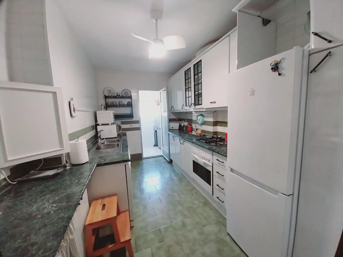 Cocina de Apartamento en venta en Mijas con Jardín privado, Terraza y Amueblado