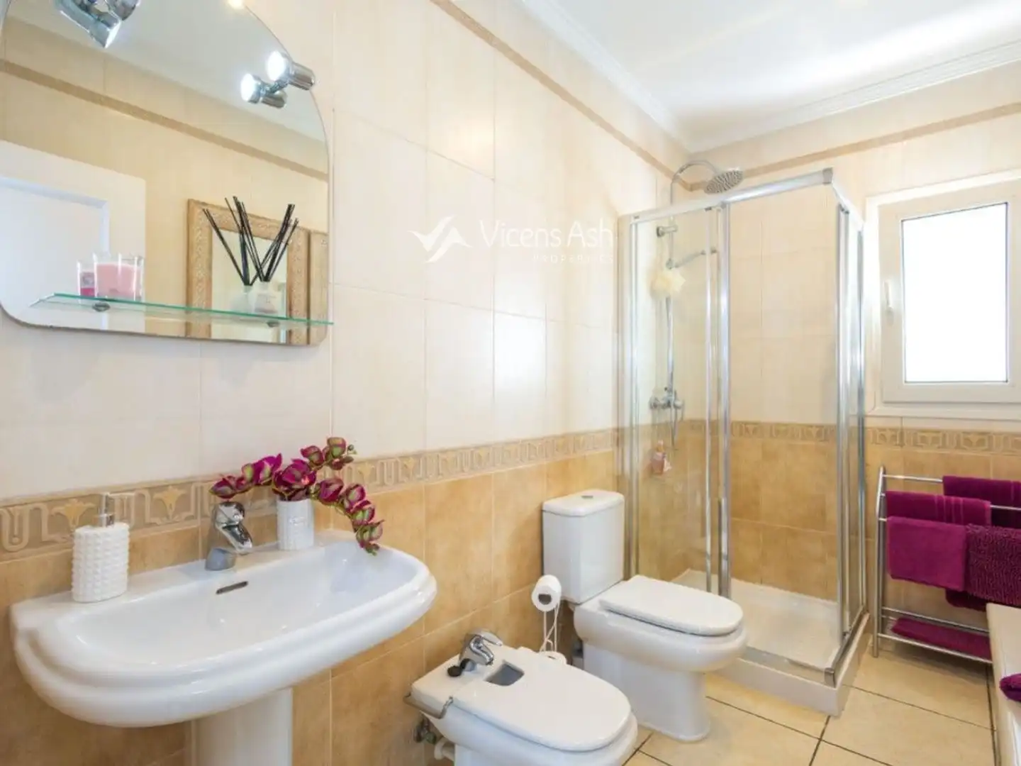 Bathroom of Houses for sale in Jávea / Xàbia  with Air Conditioner, Terrace and Swimming Pool