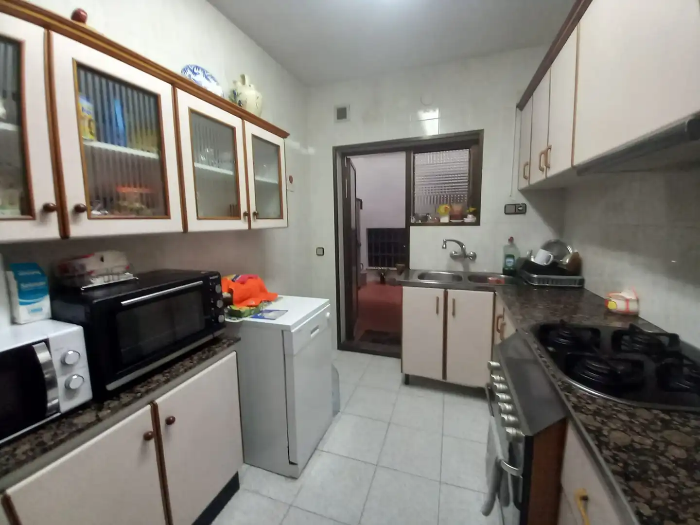 Küche von Wohnung zum Verkauf in Badalona mit Klimaanlage, Heizung und Terrasse