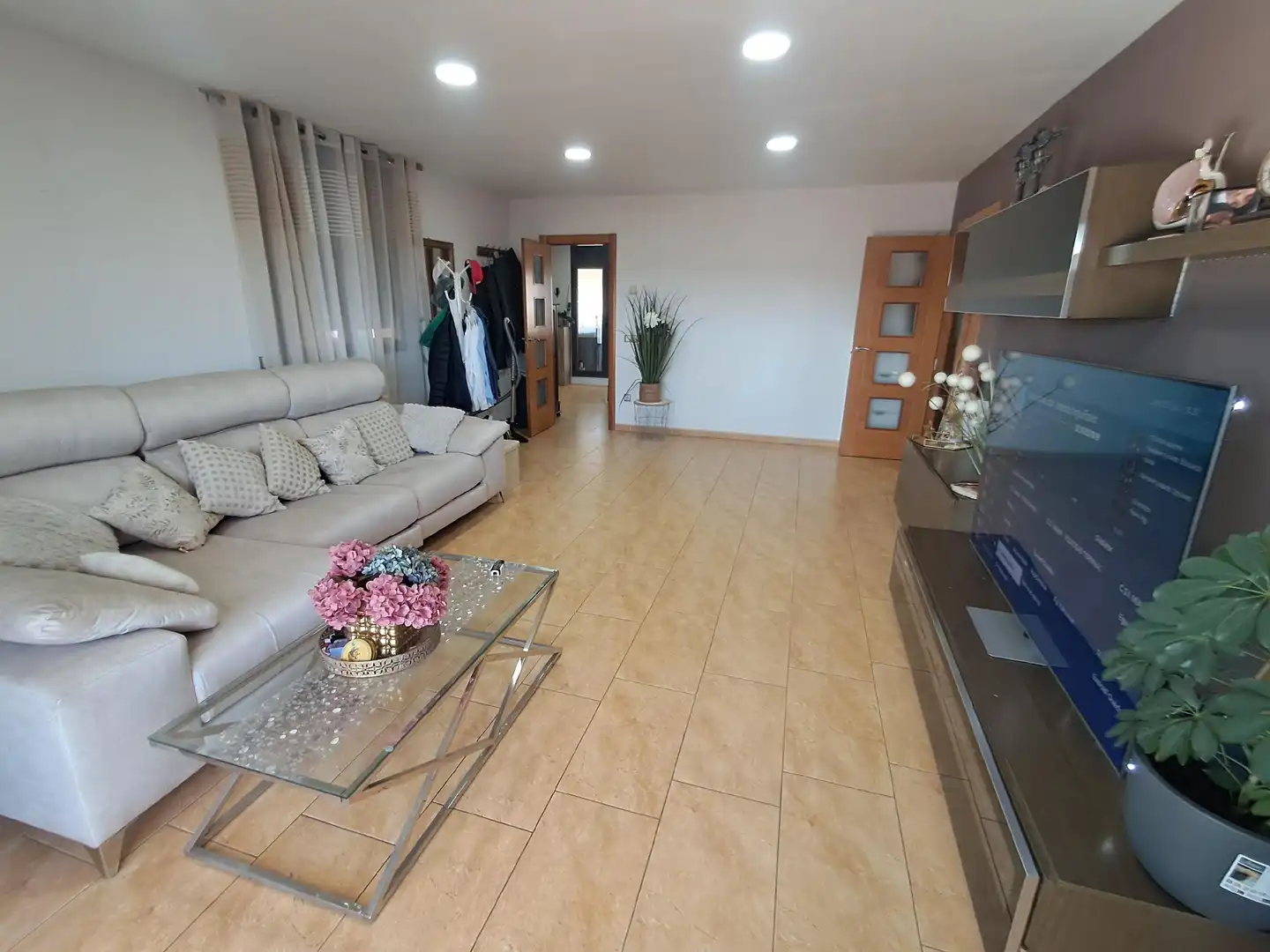 Sala de estar de Ático en venta en Alcarràs con Aire acondicionado, Calefacción y Terraza