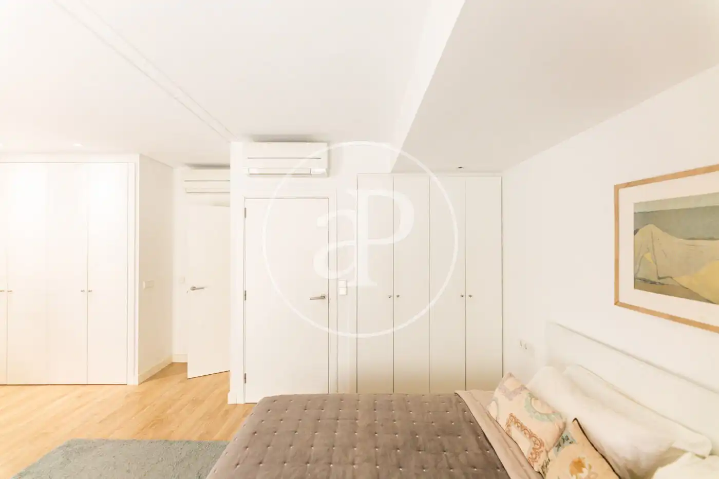 Schlafzimmer von Wohnung zur Miete in  Palma de Mallorca mit Klimaanlage, Terrasse und Möbliert
