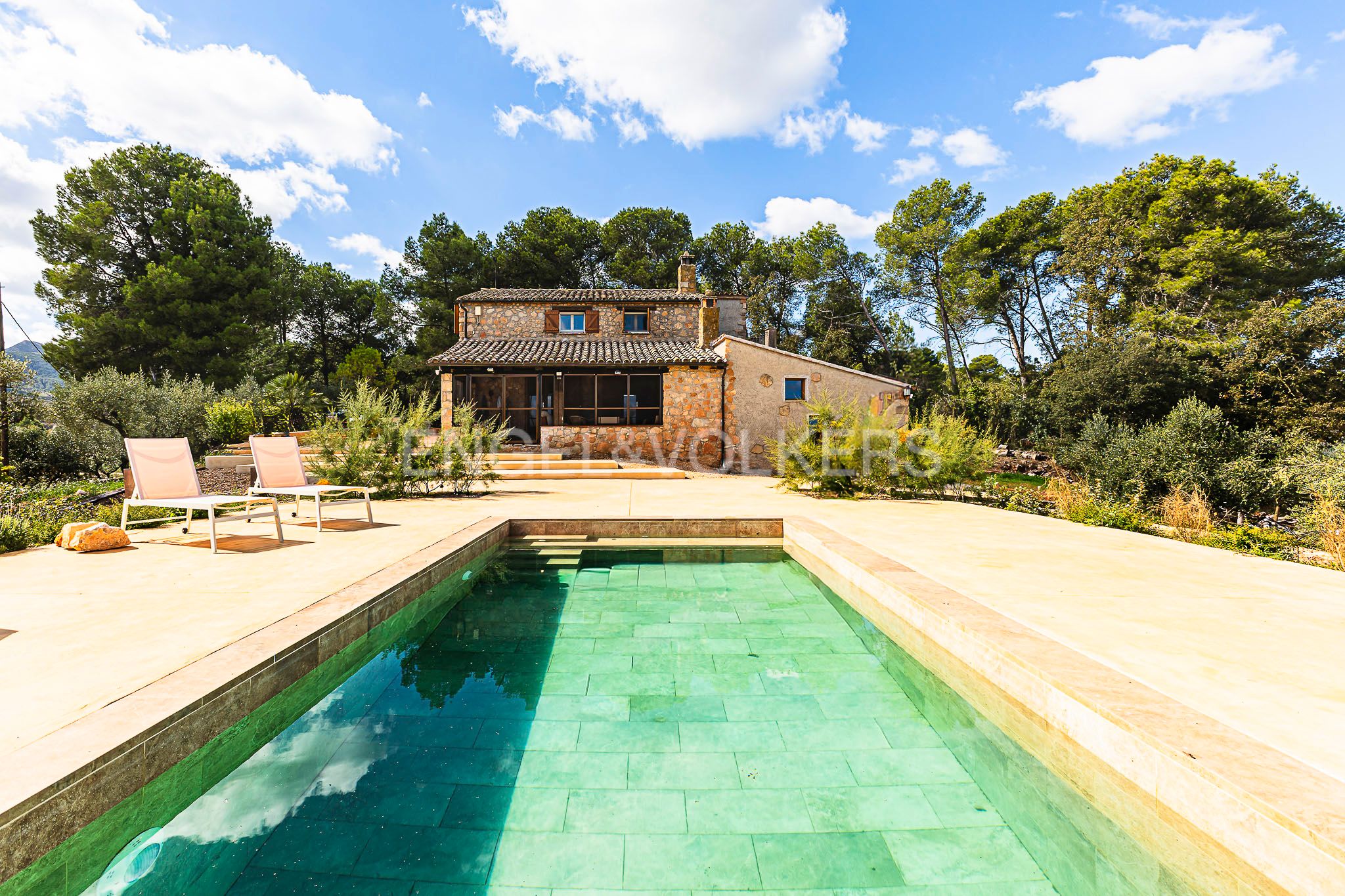Exterior view of House or chalet for sale in Sant Martí de Tous  with Heating, Private garden and Terrace