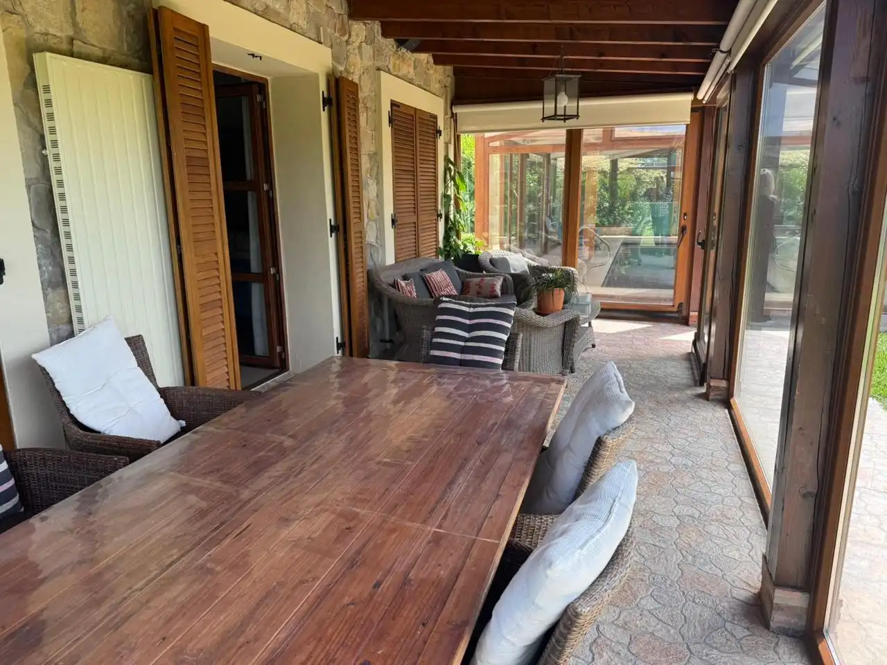 Terraza de Casa o chalet en venta en Ribamontán al Mar con Jardín privado, Terraza y Piscina