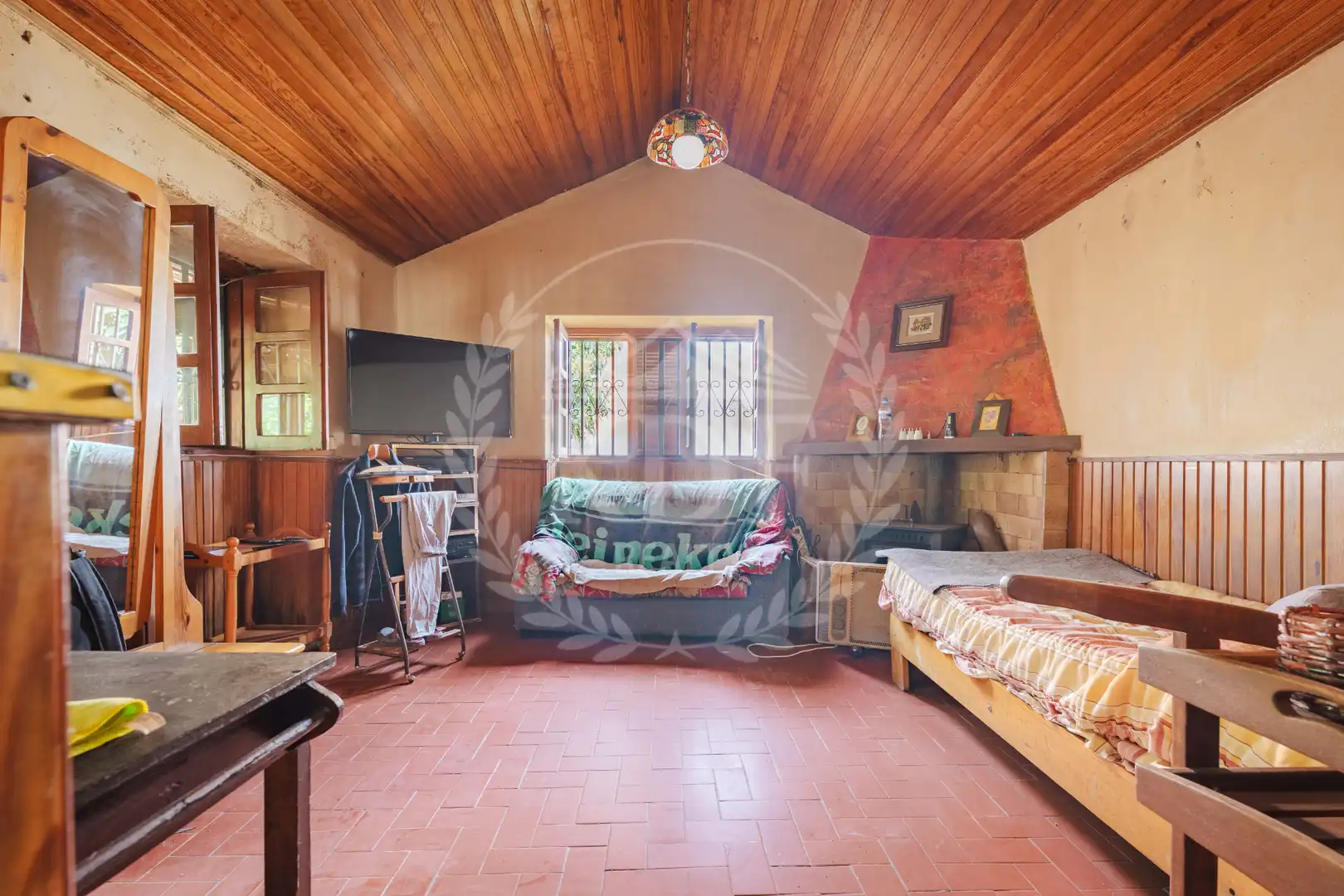 Sala de estar de Casa o chalet en venta en La Matanza de Acentejo con Jardín privado, Terraza y Piscina