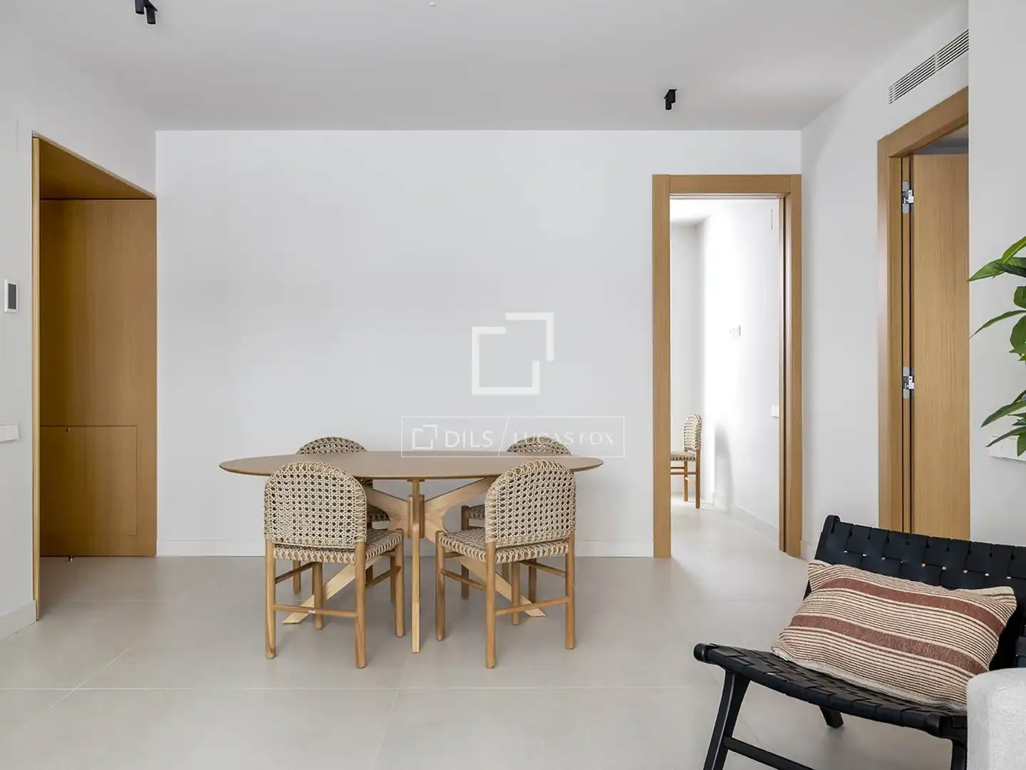 Esszimmer von Wohnung zur Miete in Barcelona mit Klimaanlage, Terrasse und Möbliert