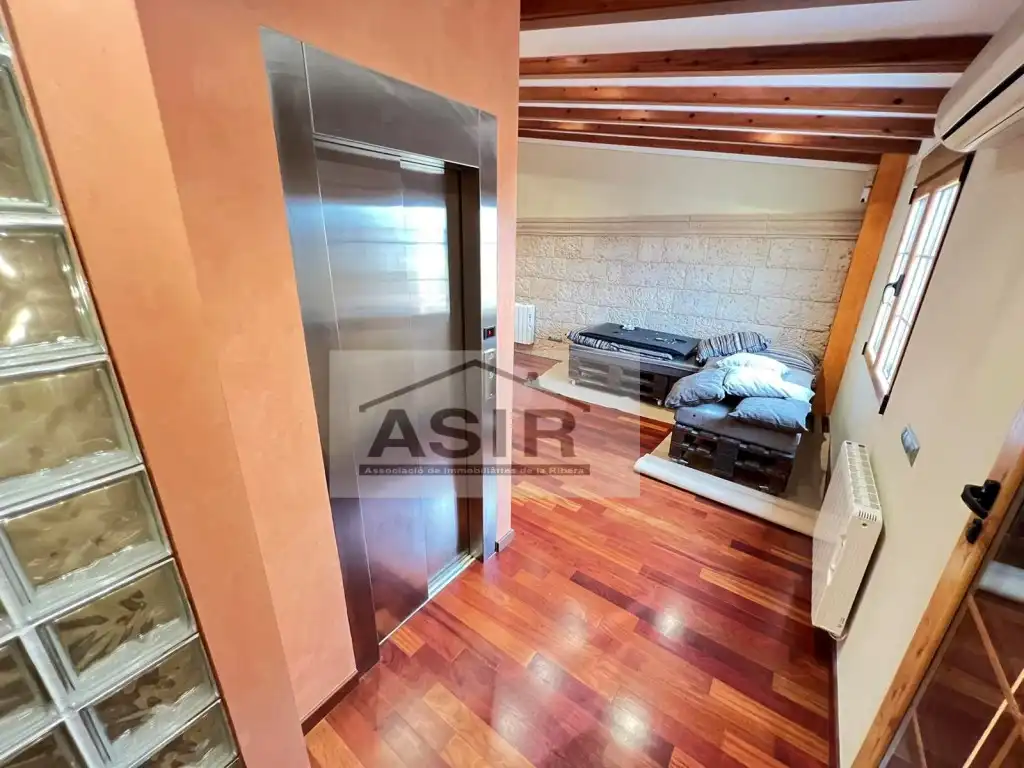 Sala d'estar de Casa o xalet en venda en Carcaixent amb Aire condicionat, Terrassa i Piscina