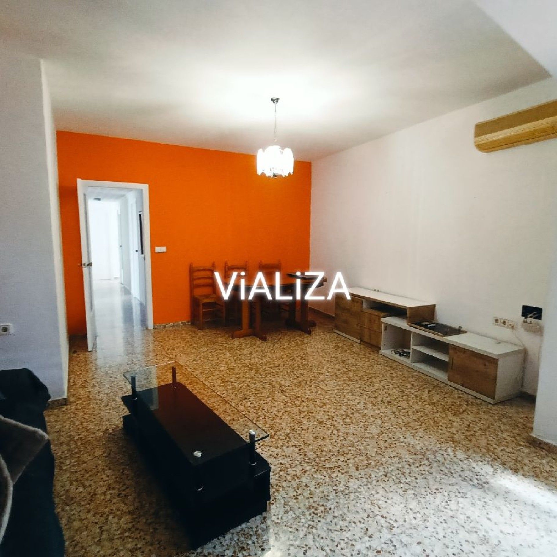 Sala d'estar de Pis de lloguer en Alzira amb Moblat
