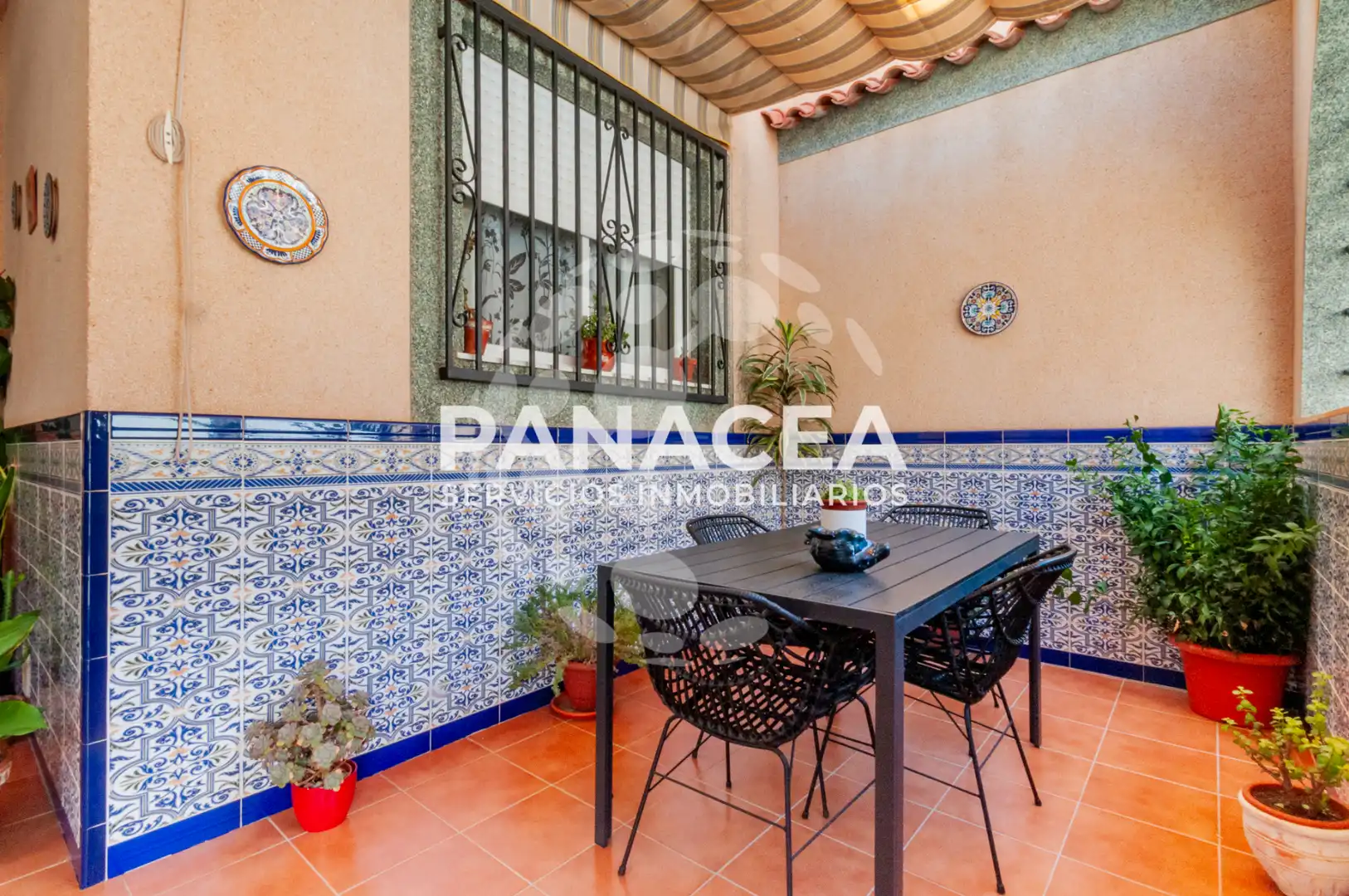 Terraza de Casa adosada en venta en Vícar con Jardín privado, Terraza y Amueblado