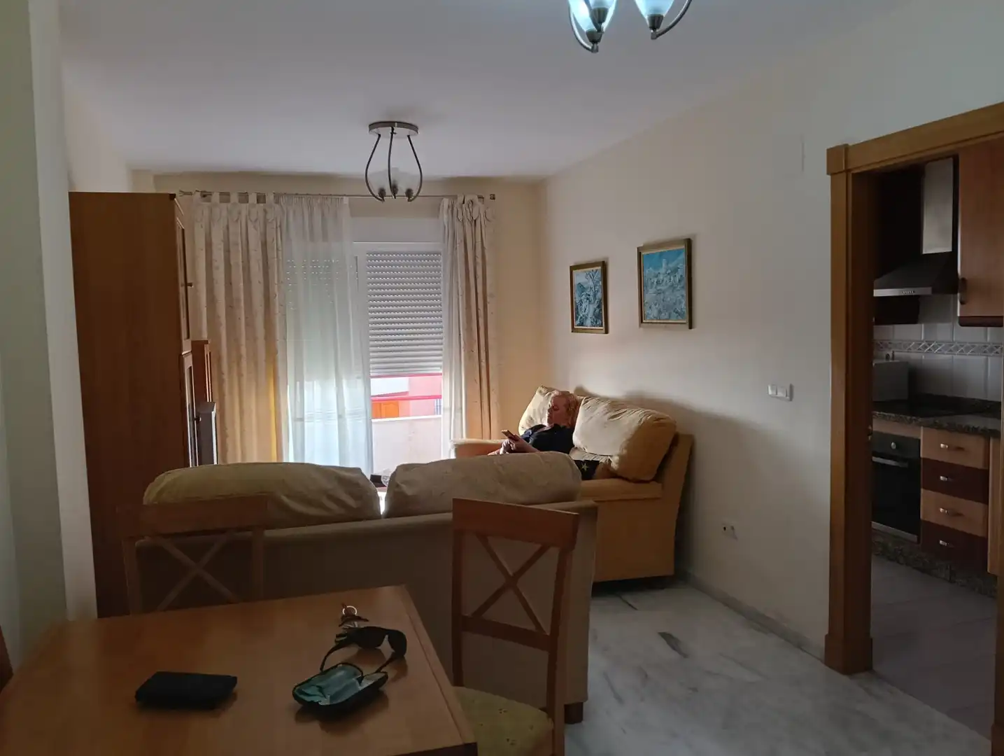 Wohnzimmer von Wohnung zur Miete in Lanjarón mit Möbliert