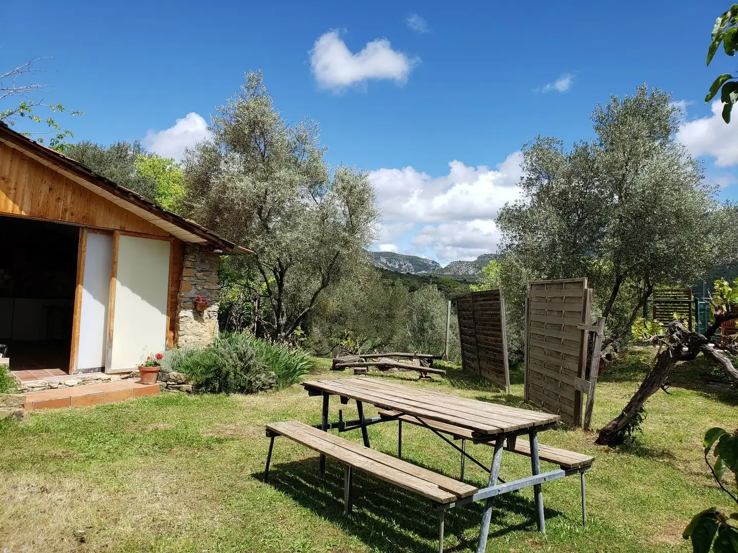 Garden of Houses for sale in Bierge  with Heating, Private garden and Storage room