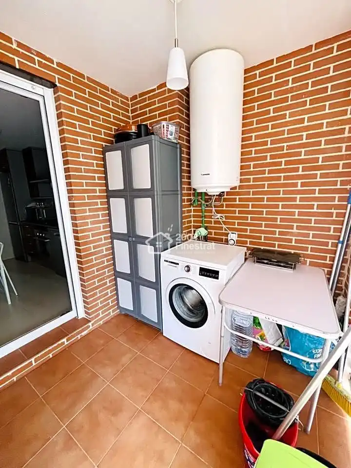 Terrassa de Apartament de lloguer en Villajoyosa / La Vila Joiosa amb Aire condicionat, Terrassa i Moblat