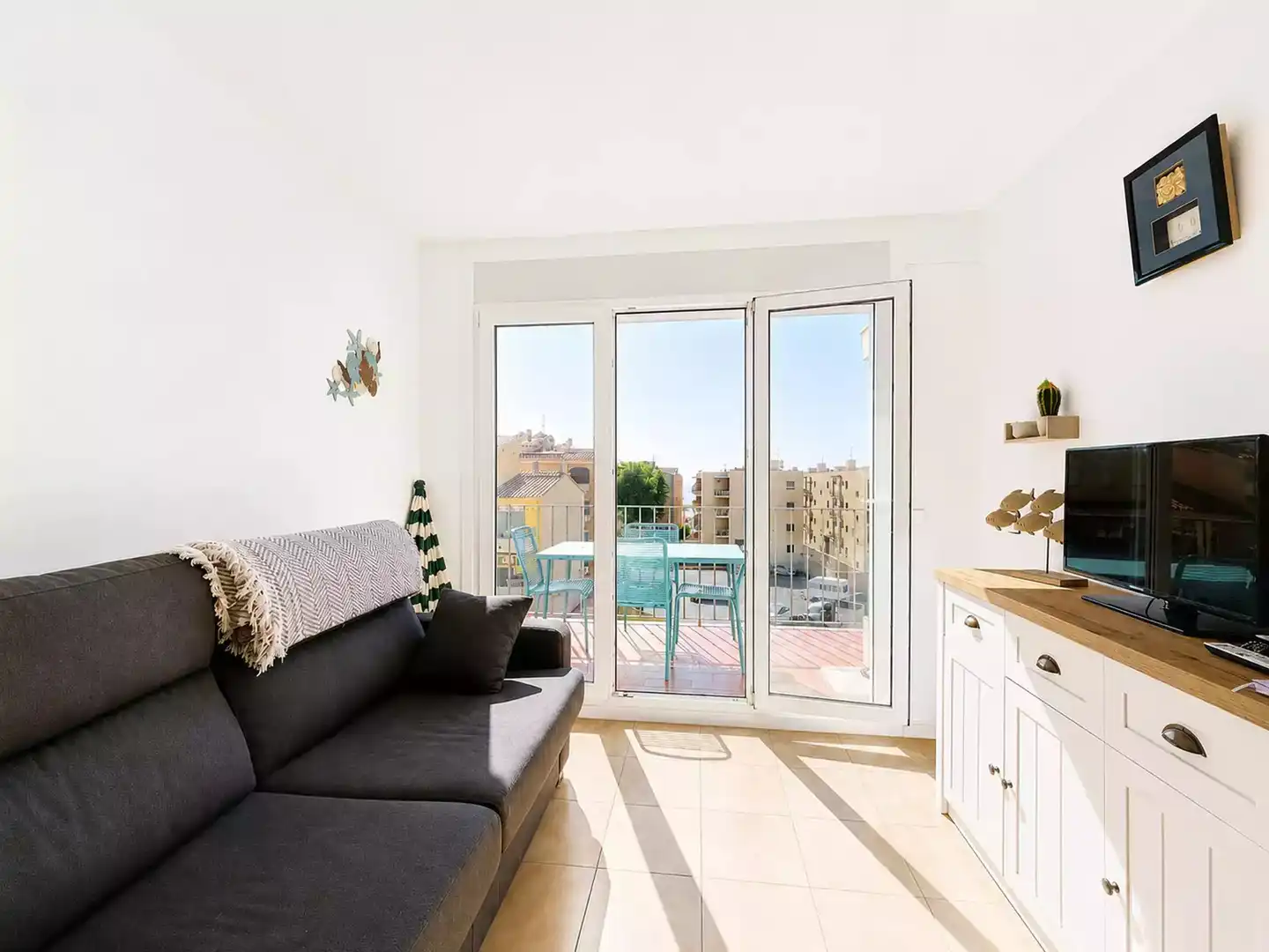 Terraza de Apartamento en venta en Empuriabrava con Aire acondicionado, Terraza y Piscina