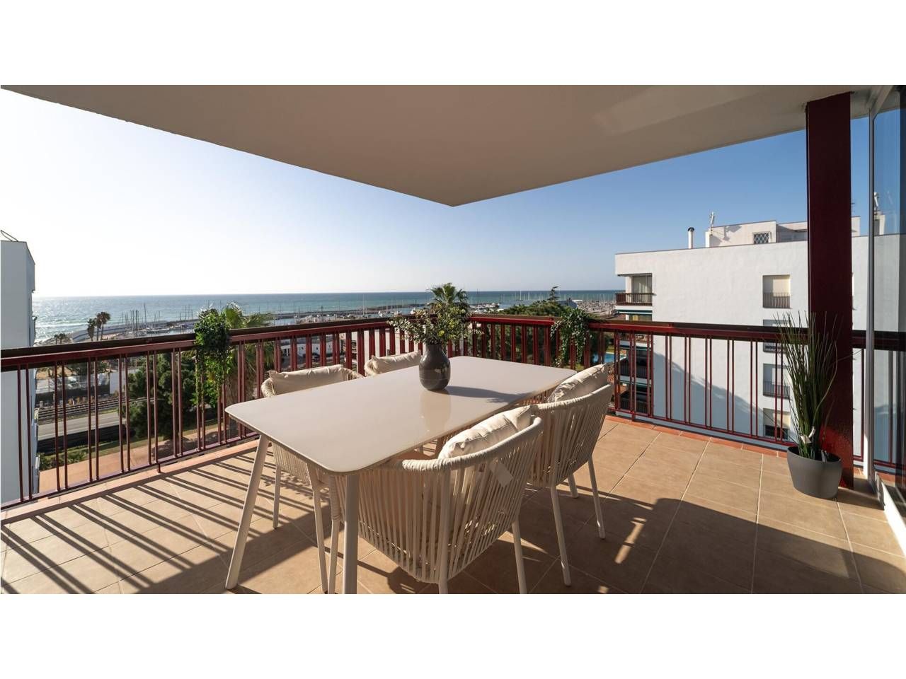 Terrasse von Dachboden zum verkauf in Sant Andreu de Llavaneres mit Klimaanlage, Heizung und Terrasse