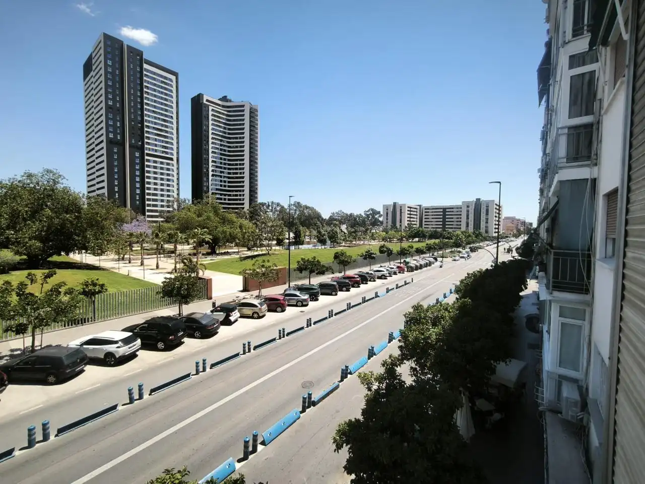 Vista exterior de Piso de alquiler en Málaga con Amueblado