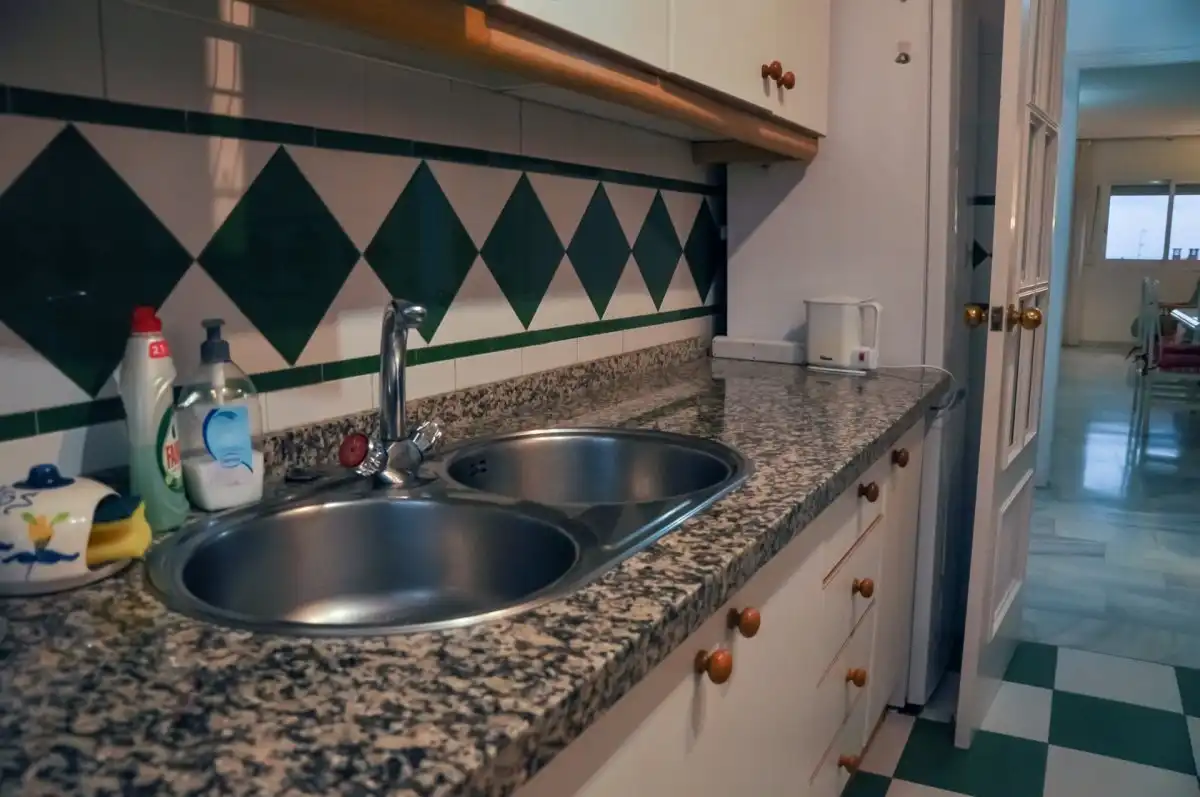 Kitchen of Flat for sale in Málaga  with Balcony