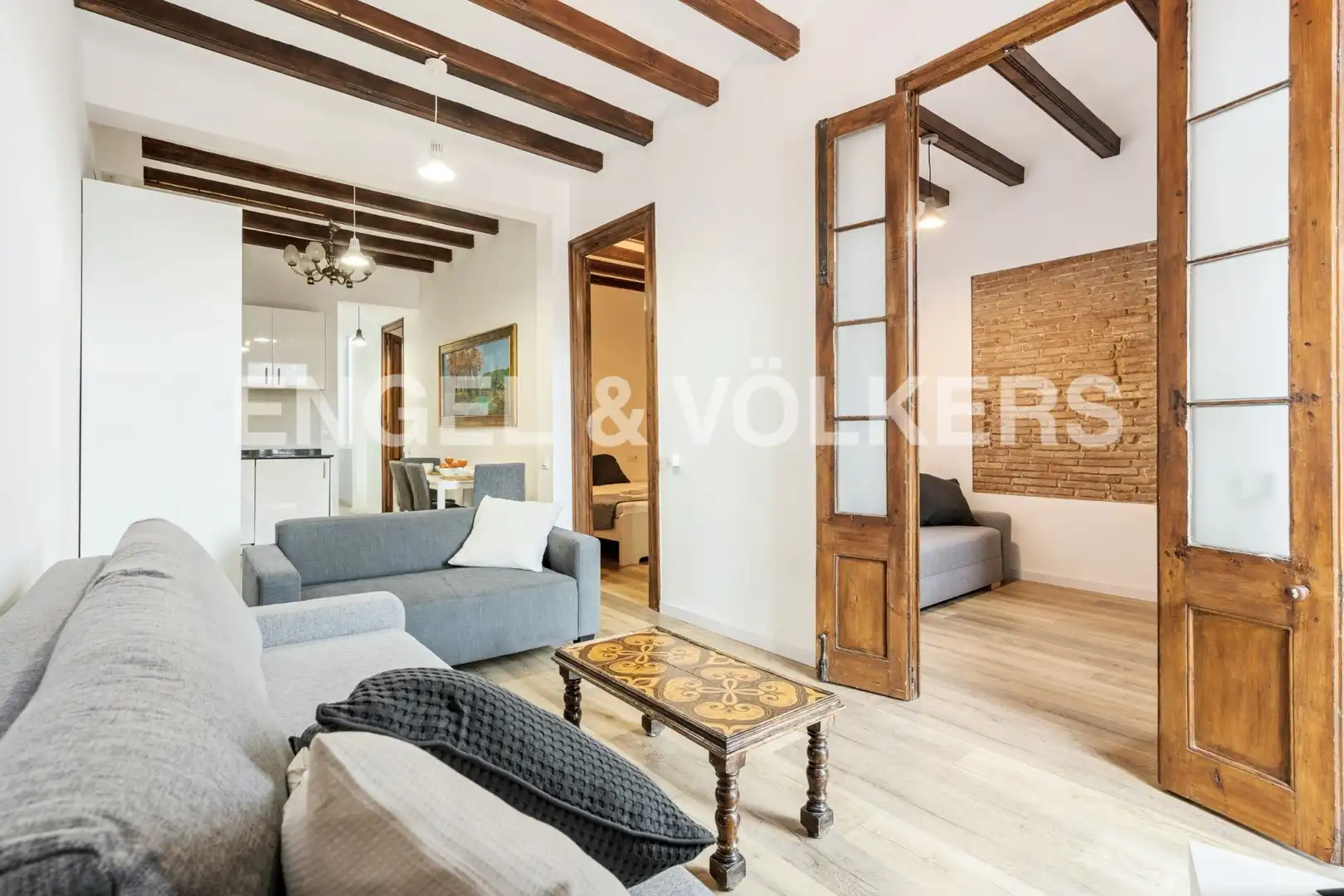 Vista exterior de Piso de alquiler en Barcelona con Aire acondicionado, Calefacción y Parquet