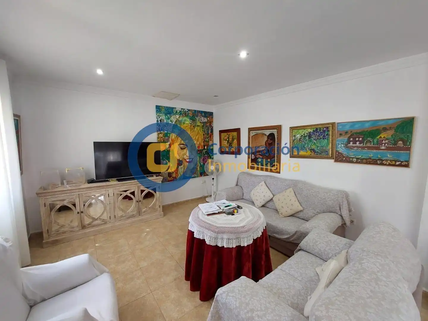 Sala de estar de Casa o chalet en venta en Lorca con Jardín privado, Terraza y Trastero