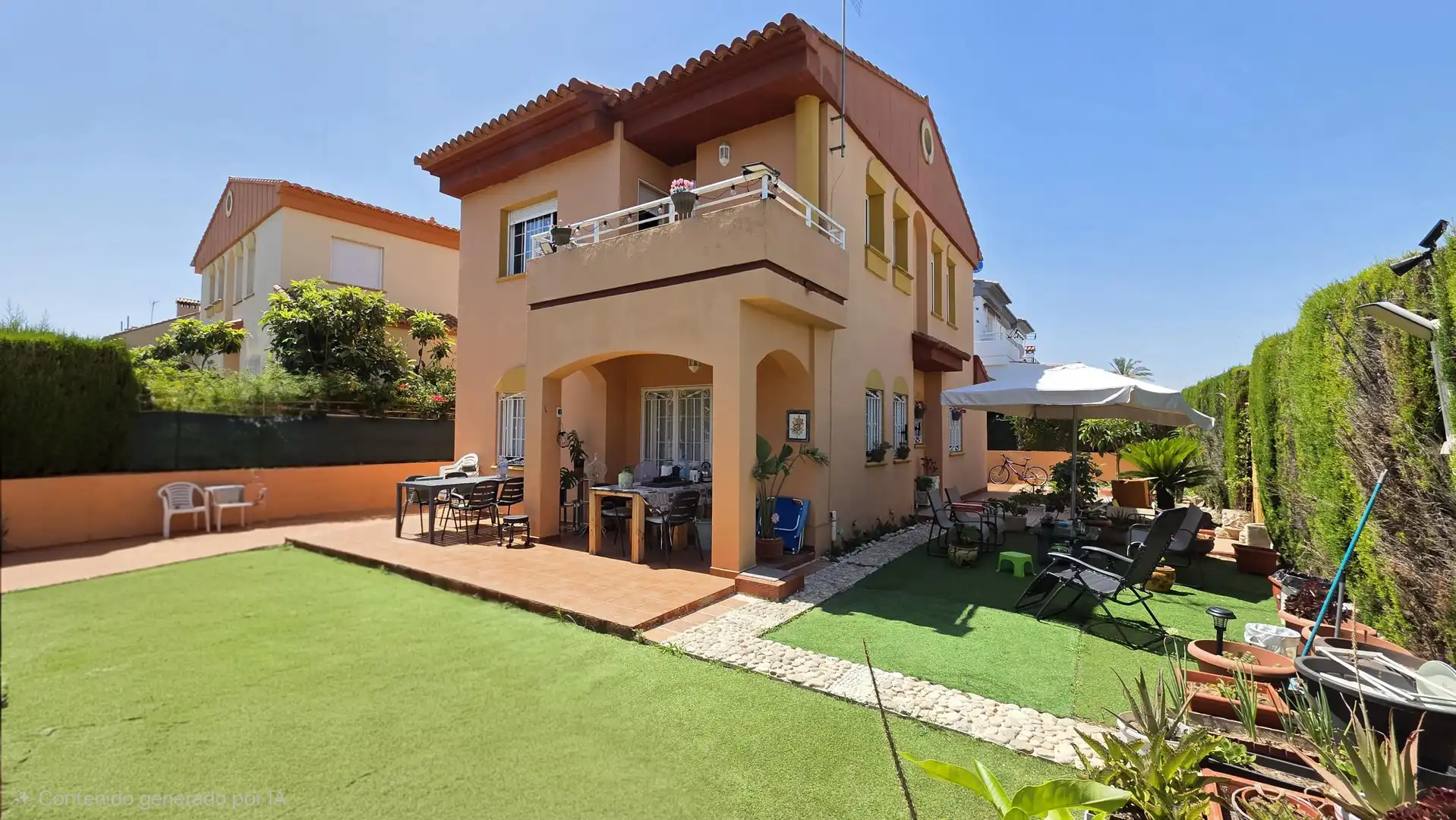 Garten von Haus oder Chalet zum Verkauf in Gandia mit Privatgarten, Terrasse und Balkon