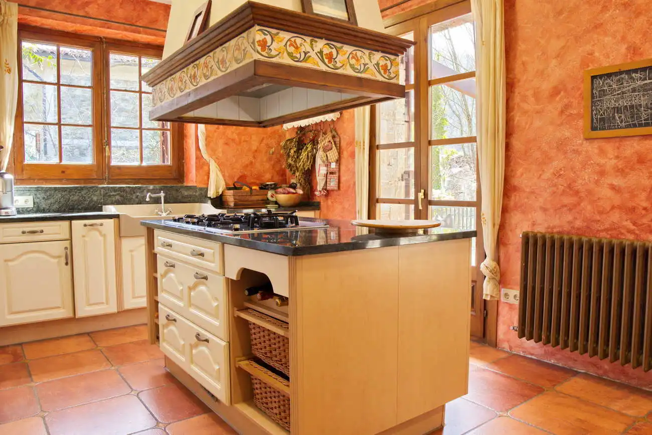 Cocina de Casa o chalet en venta en Camprodon con Calefacción, Jardín privado y Parquet
