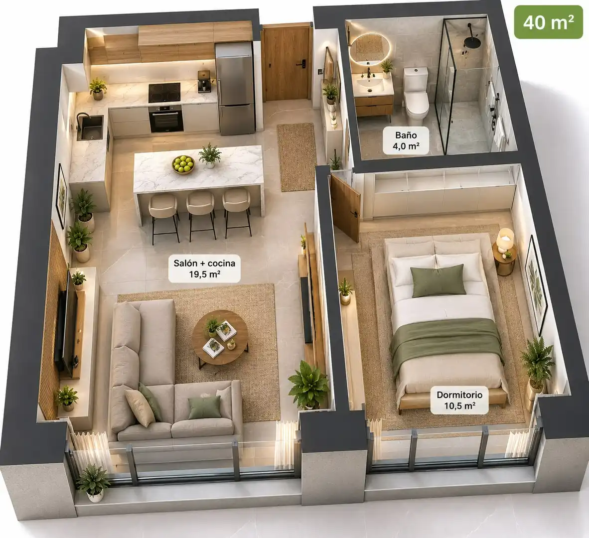 Terraza de Piso en venta en Cruz de Humilladero
