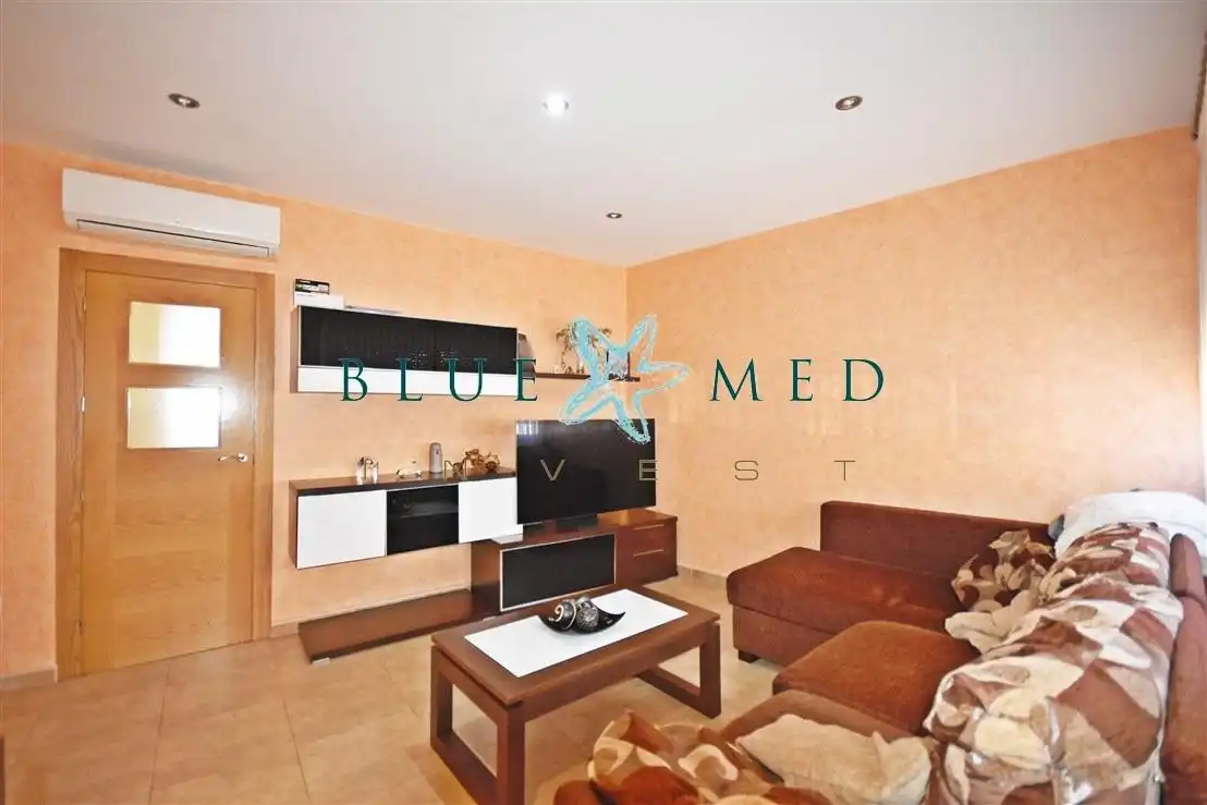 Sala de estar de Casa o chalet en venta en Mazarrón con Aire acondicionado, Terraza y Trastero