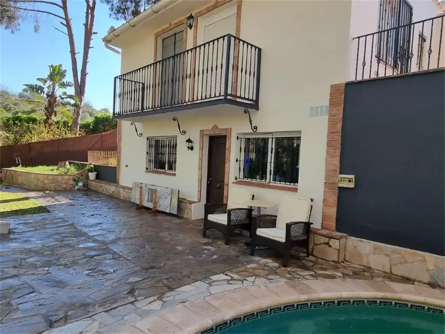 Terrassa de Casa o xalet de lloguer en Marbella amb Piscina i Balcó
