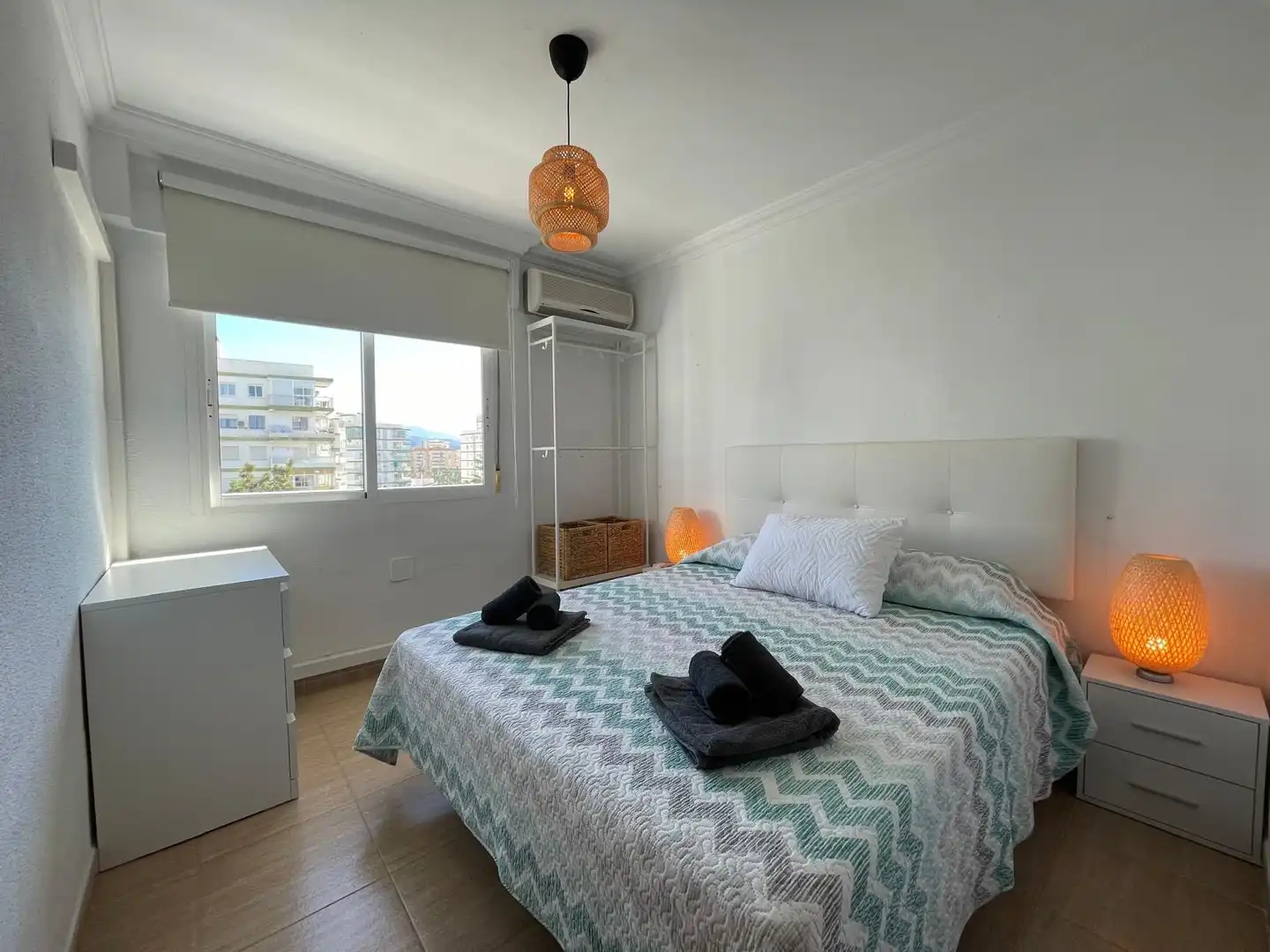 Schlafzimmer von Wohnungen zum Verkauf in Vélez-Málaga mit Klimaanlage, Terrasse und Gemeinschaftspool