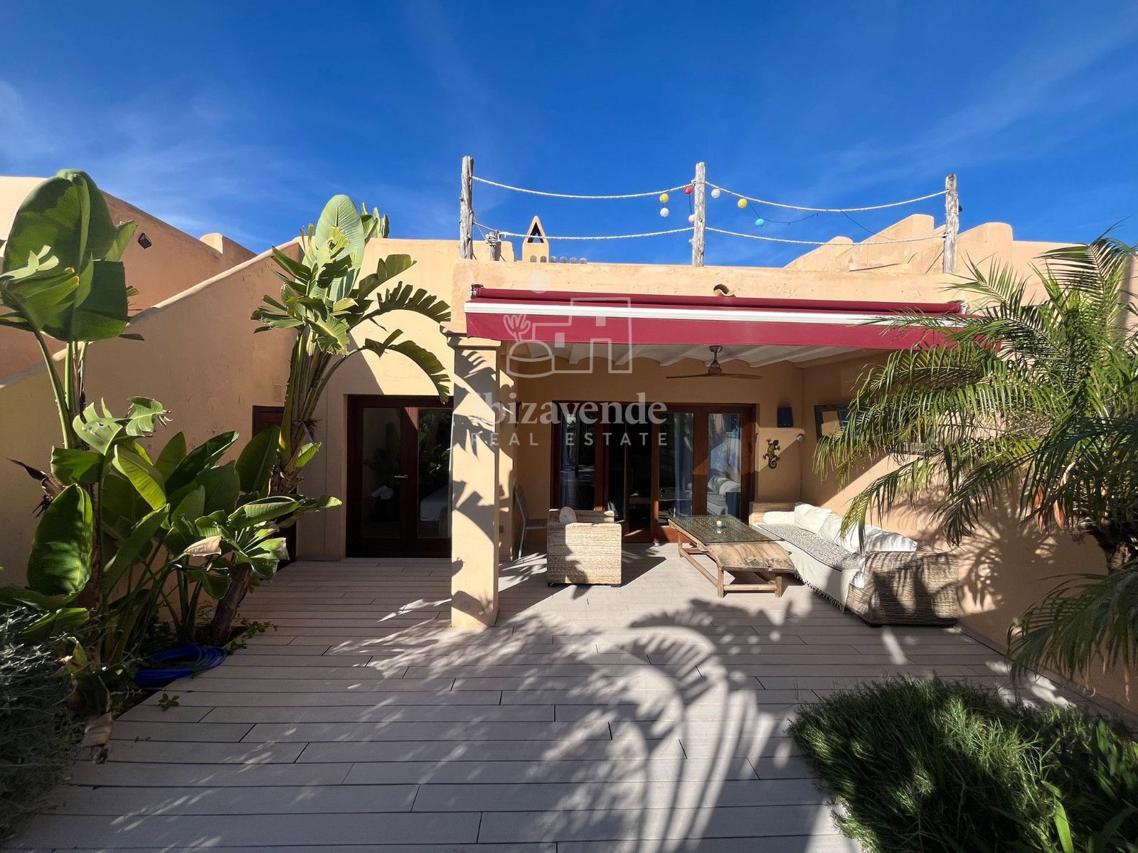 Garden of Single-family semi-detached to rent in Sant Josep de sa Talaia  with Air Conditioner, Heating and Terrace