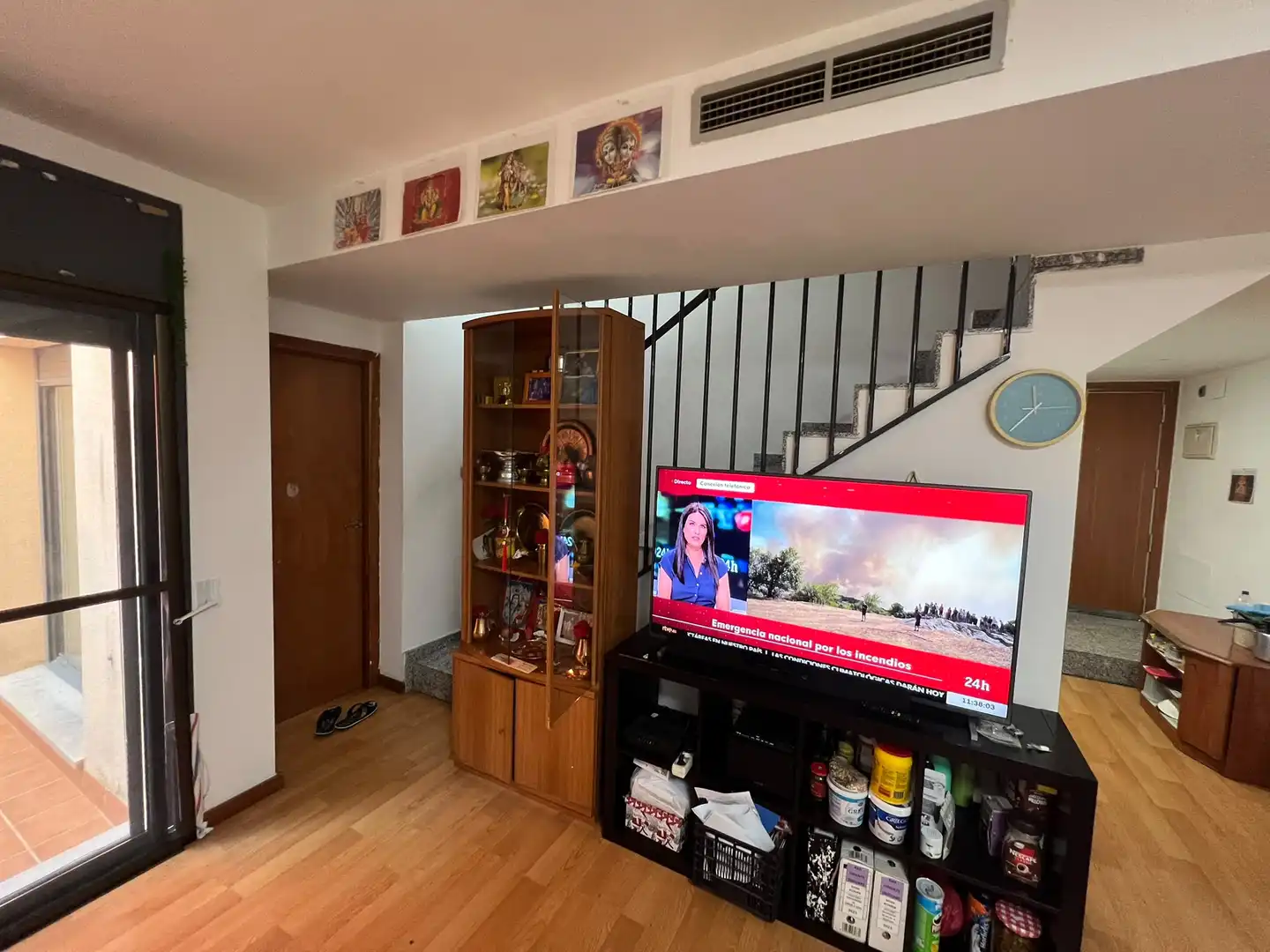 Sala de estar de Dúplex en venta en L'Hospitalet de Llobregat con Terraza