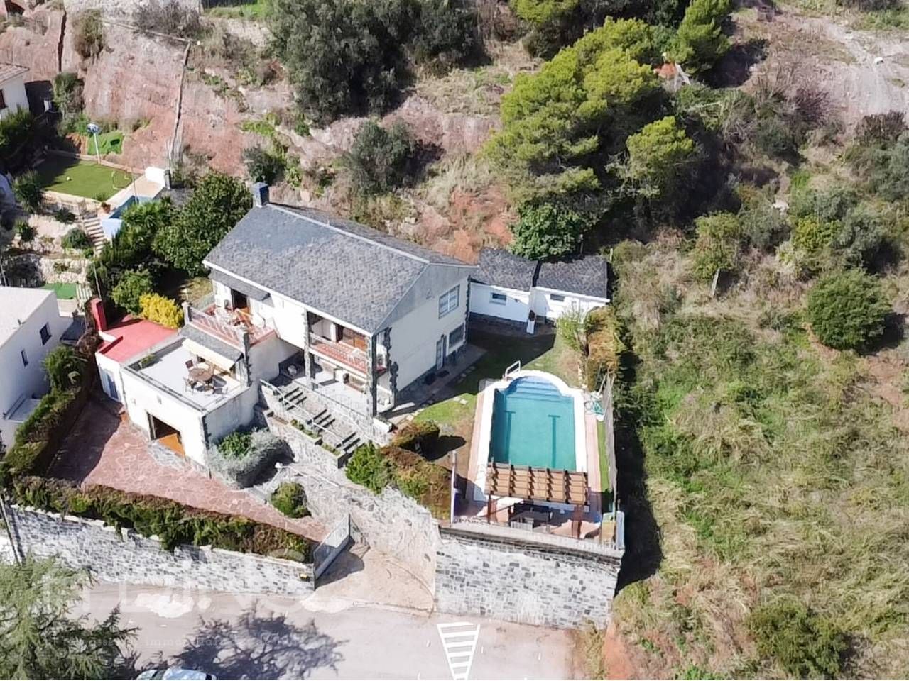 Exterior view of House or chalet for sale in Sant Feliu de Codines  with Air Conditioner, Heating and Private garden