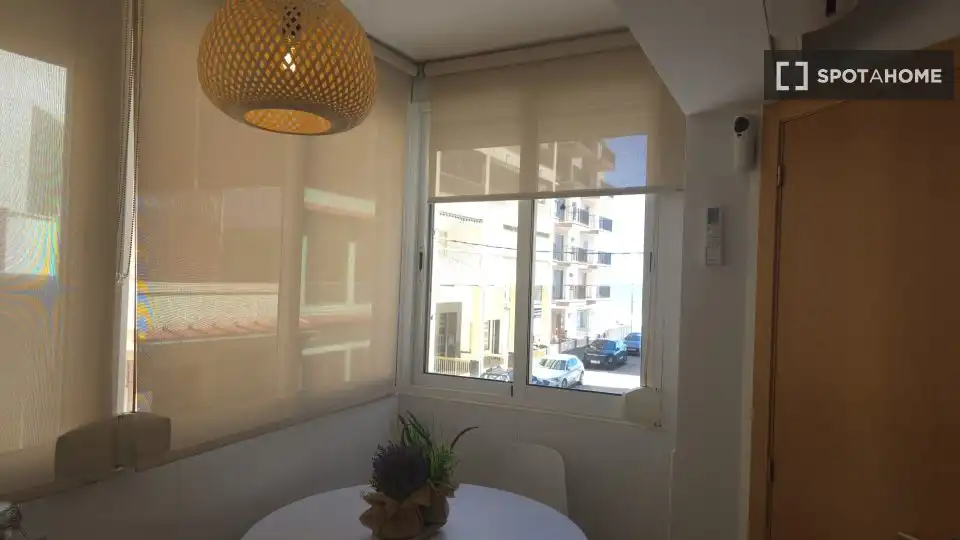 Dining room of Flat for rent in Sueca  with Air Conditioner, Heating and Furnished