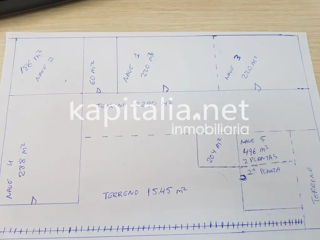 Nave industrial en venta en Ontinyent