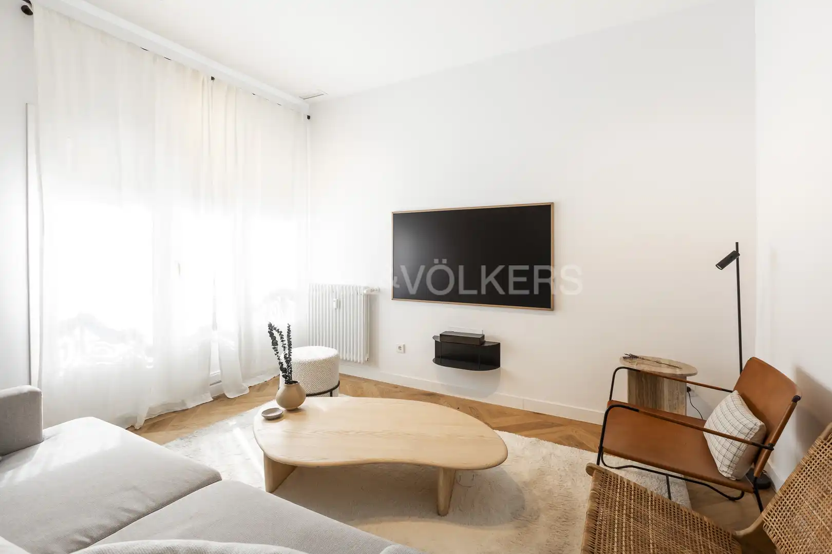 Wohnzimmer von Wohnung zum Verkauf in Madrid mit Klimaanlage, Heizung und Möbliert