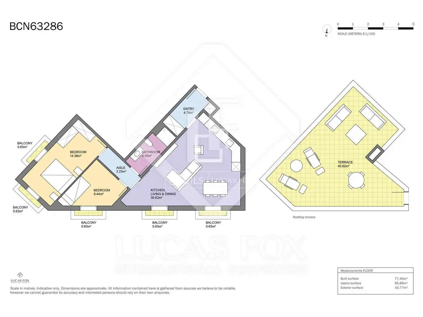 Attic for sale in Barcelona  with Air Conditioner, Heating and Parquet flooring