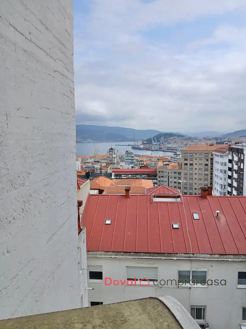 Balcony of Flat for rent in Vigo   with Heating, Parquet flooring and Terrace