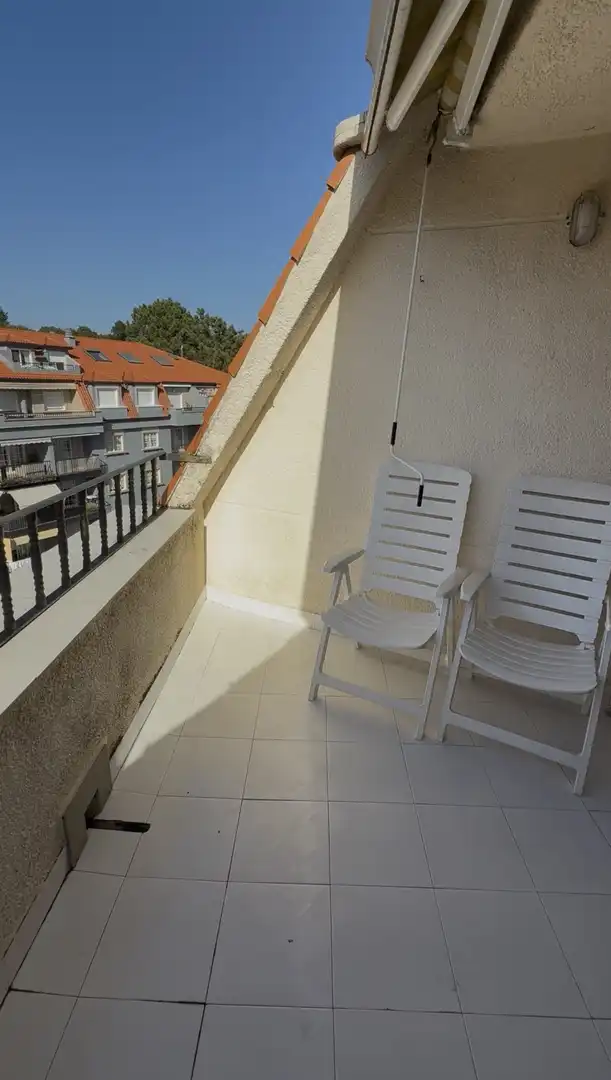 Terrassa de Pis de lloguer en Sanxenxo amb Terrassa i Moblat