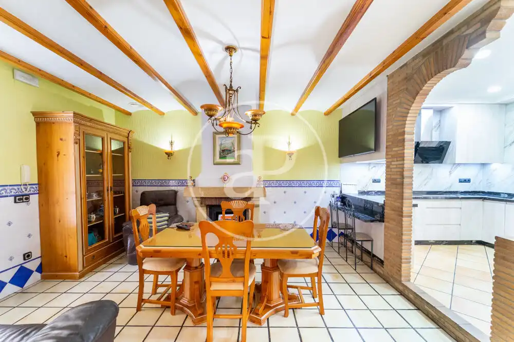 Dining room of Houses for sale in San Vicente del Raspeig / Sant Vicent del Raspeig  with Air Conditioner, Heating and Private garden