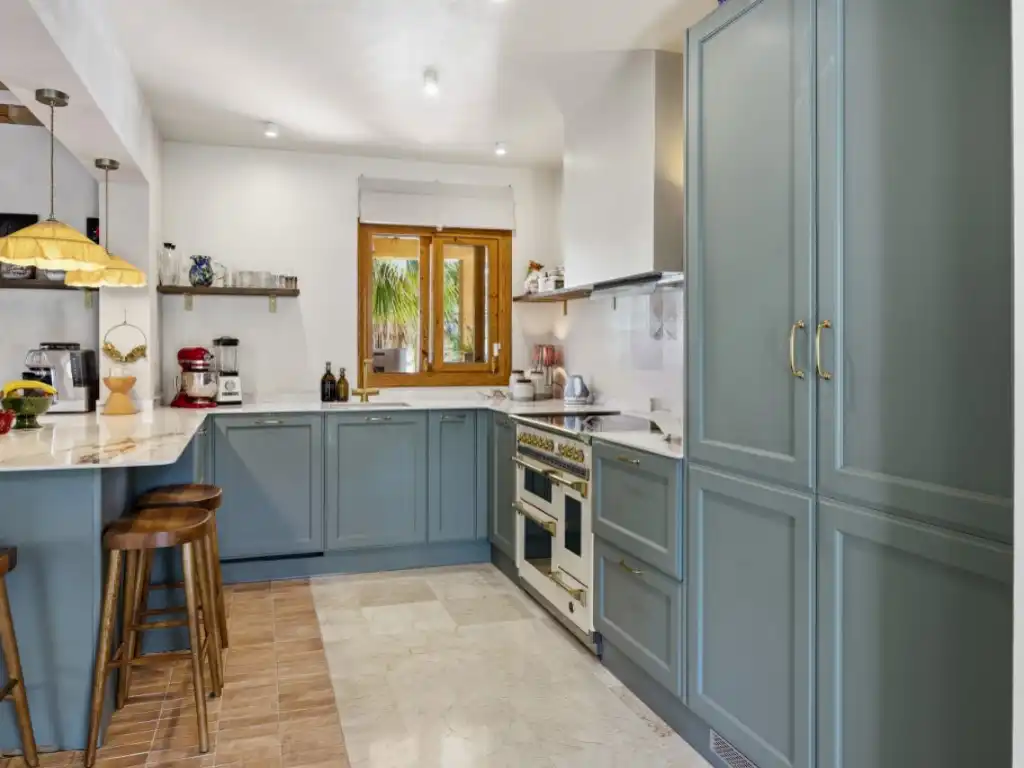 Küche von Haus oder Chalet zur Miete in Jávea / Xàbia mit Heizung, Privatgarten und Terrasse