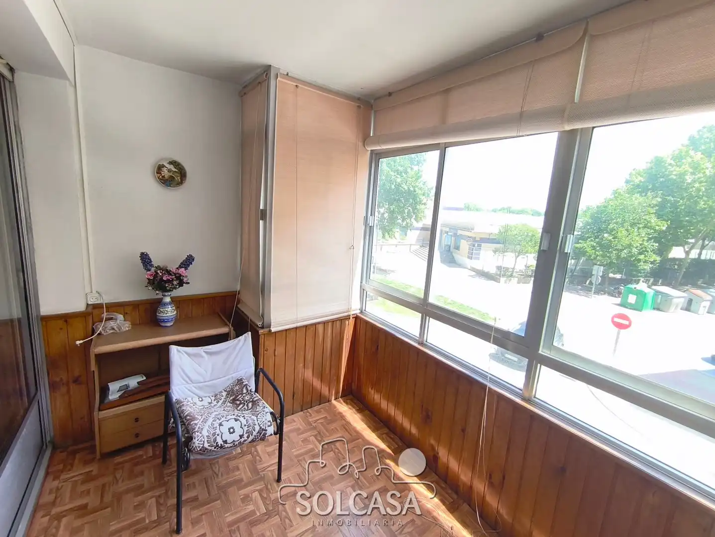 Bedroom of Flat for sale in Valladolid  with Heating, Parquet flooring and Balcony