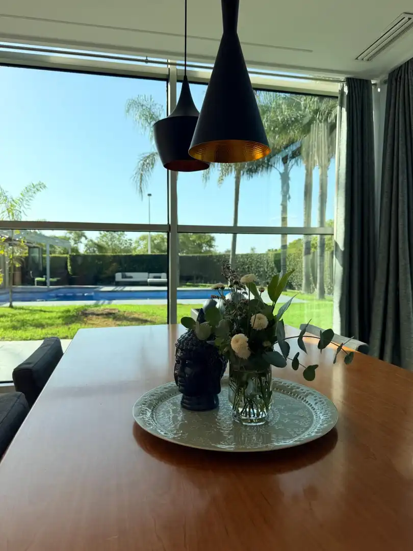 Comedor de Casa o chalet de alquiler en Elche / Elx con Aire acondicionado, Calefacción y Jardín privado