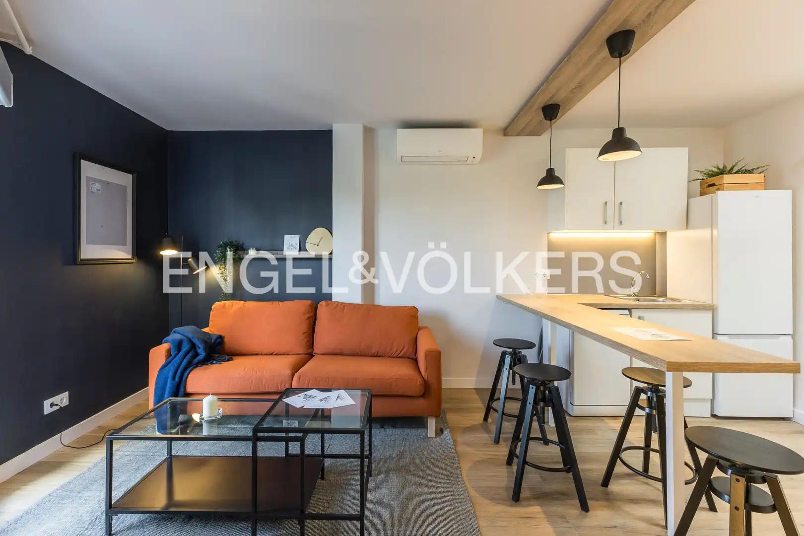 Sala d'estar de Pis de lloguer en Hortaleza