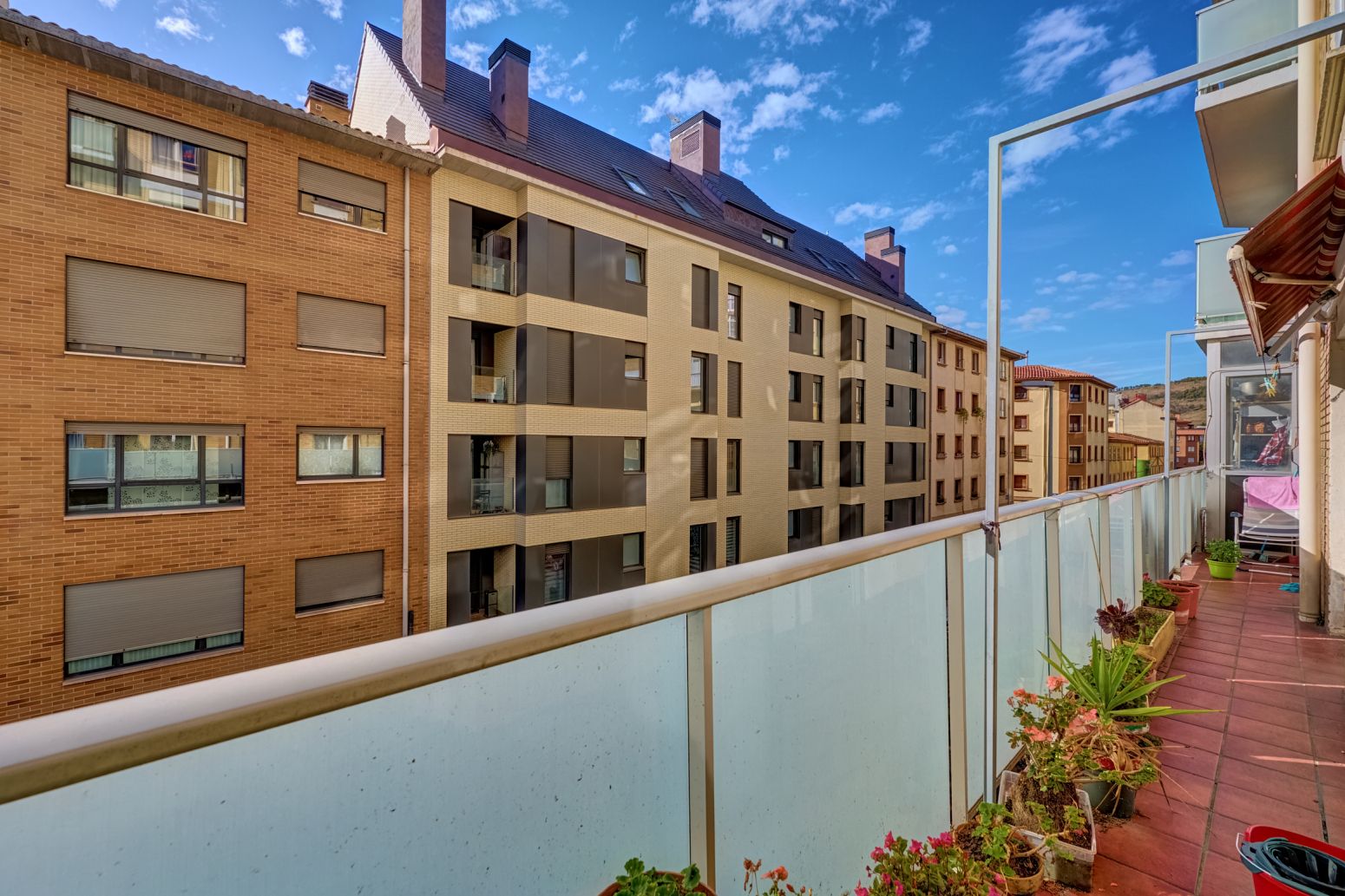 Exterior view of Flat for sale in Burlada / Burlata  with Heating and Terrace