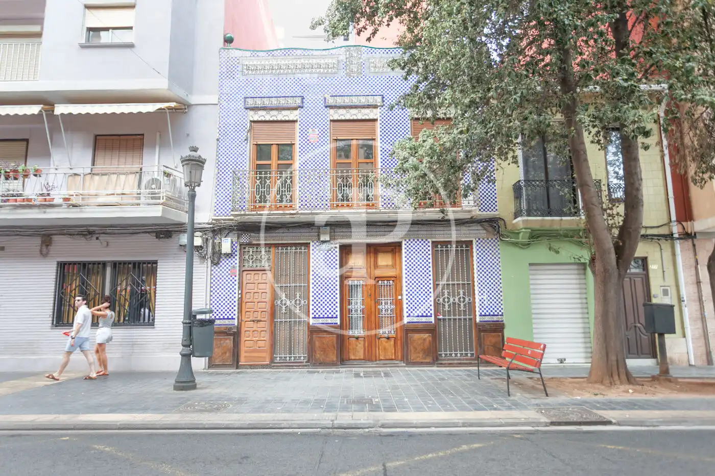 Außenansicht von Wohnung zur Miete in Valencia mit Klimaanlage, Heizung und Terrasse