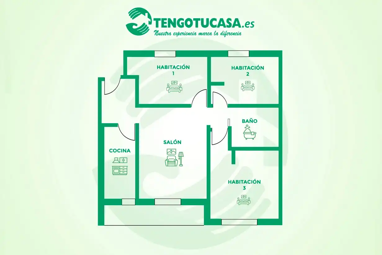 Piso en venta en Madrid con Aire acondicionado, Calefacción y Terraza