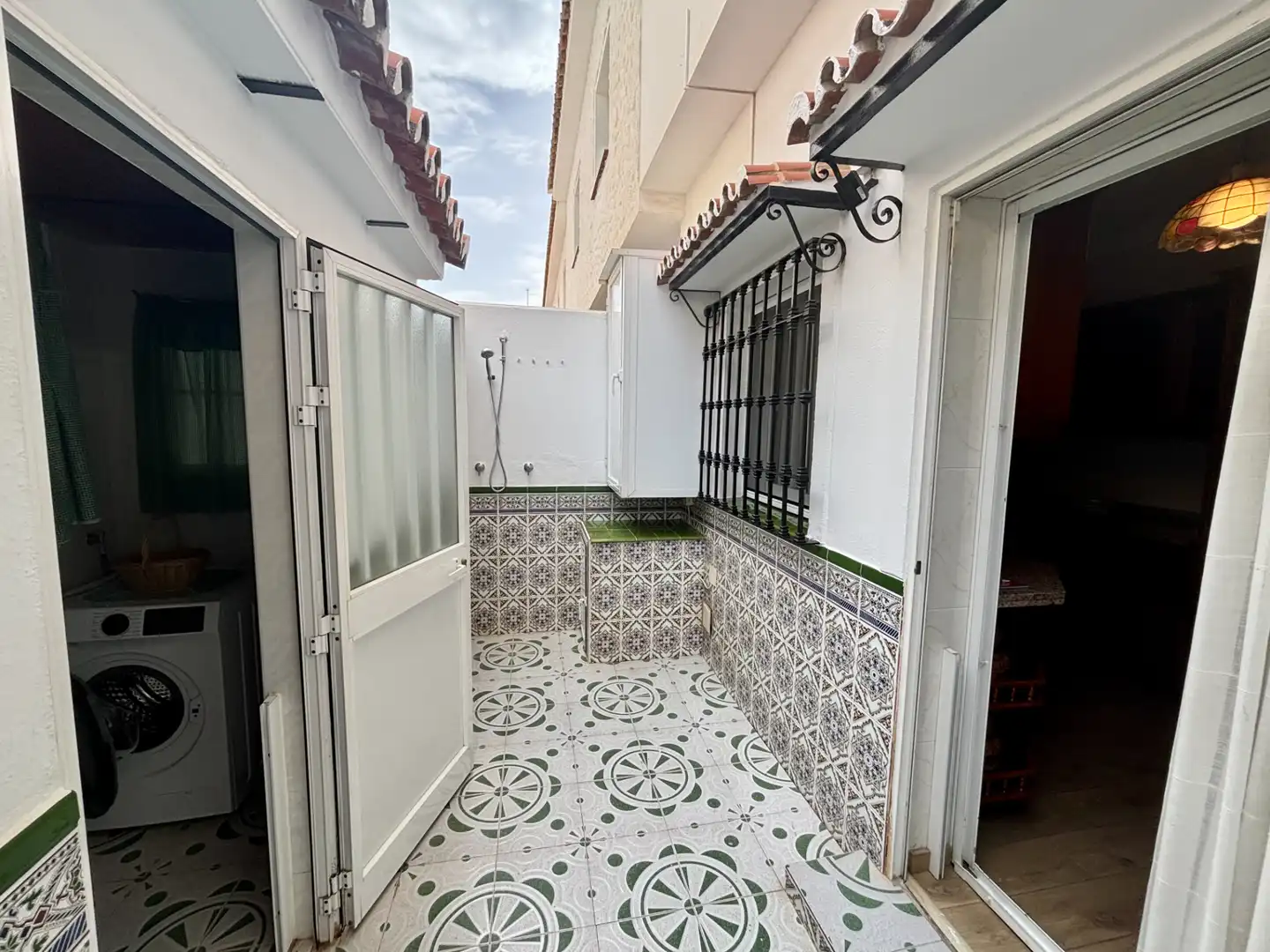 Terrasse von Einfamilien-Reihenhaus zur Miete in Mijas mit Klimaanlage, Heizung und Möbliert