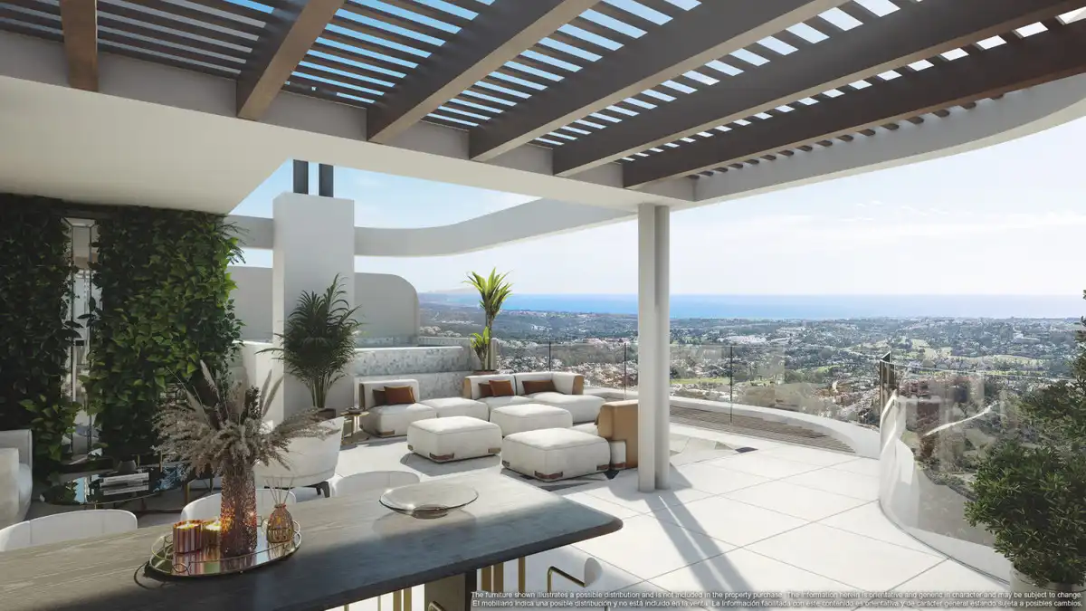 Terraza de Planta baja en venta en Benahavís con Aire acondicionado, Jardín privado y Terraza